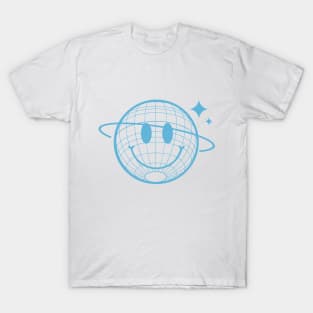 Smiley Emoji Planet T-Shirt